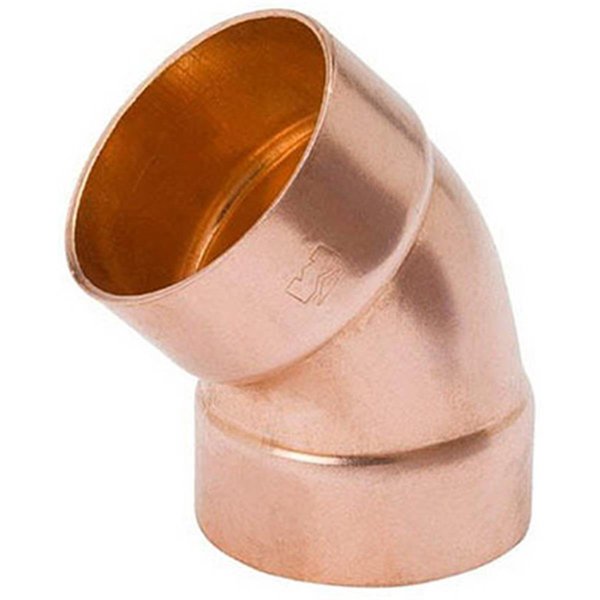 Totaltools W 67421 1.50 in. Wrot Copper 45 Degree DWV Elbow TO581583